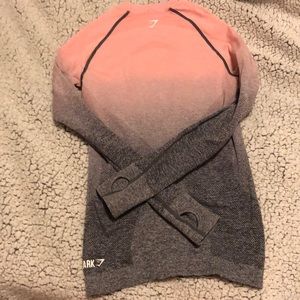 Gymshark long sleeved compression top